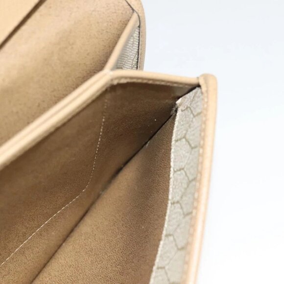 Christian Dior Chain Shoulder Bag Leather Beige Gold Auth BA2983 - Picture 12 of 16